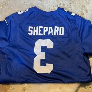 NFL NY Blue and White Jersey with Number 3